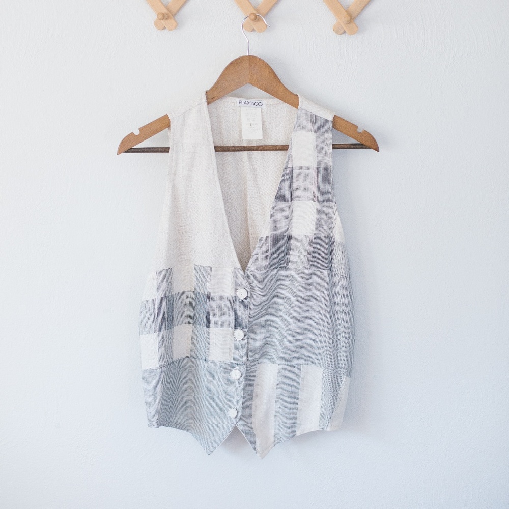 Plaid Vest